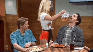 Beer Pour GIF by Saturday Night Live