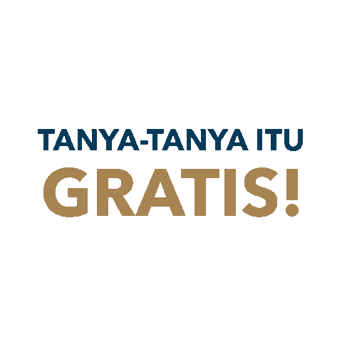 Tanya Tanya Itu Gratis Sticker by paragonproperty.id